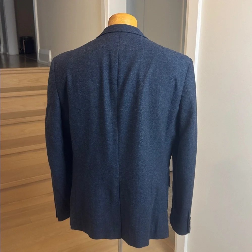 Racing Green British Style Wool Blend Blazer – Size 42 – Navy - Picture 3 of 8